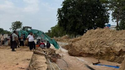 Penanganan Kebocoran Susulan Pipa Muka Kuning, BP Batam dan PT Air Batam Hilir Bergerak Cepat