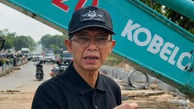 Amsakar Achmad Turun Lapangan, Pastikan Perbaikan Pipa Muka Kuning Rampung