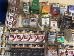TERBONGKAR! Puluhan Ribu Batang Rokok Ilegal Diamankan BC Batam, Diproduksi di Batam Merek-Mereknya Bikin Kaget!