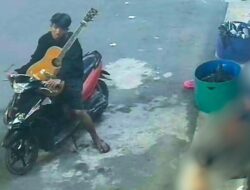 Terekam CCTV! Pria Diduga Curi Meteran Air ABH di Penuin, Miris Aksi Disaksikan Istri dan Dua Balita