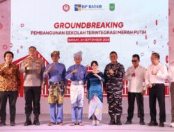 Kapolresta Barelang Hadiri Groundbreaking Sekolah Terintegrasi Merah Putih, Pengamanan Berjalan Aman dan Kondusif
