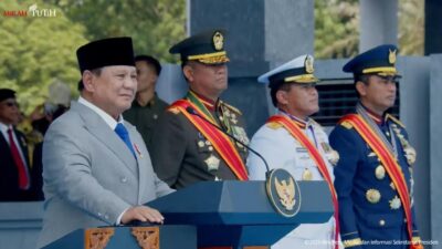 LIVE STREAMING: Presiden Prabowo Pimpin Upacara HUT ke-81 TNI di Cilangkap