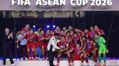 Saksikan Langsung di GBK, Presiden Prabowo Ucapkan Selamat Timnas Indonesia Kalahkan Thailand
