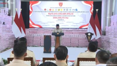 LIVE STREAMING: Presiden Prabowo Saksikan Penyerahan Denda Administratif dan Penyelamatan Keuangan Negara Rp13,24 Triliun