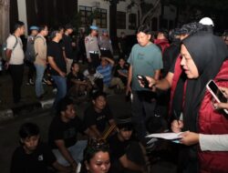 Razia Gabungan di Batam, 29 Motor Knalpot Brong Ditindak, 33 Orang Diamankan di Bukit Senyum